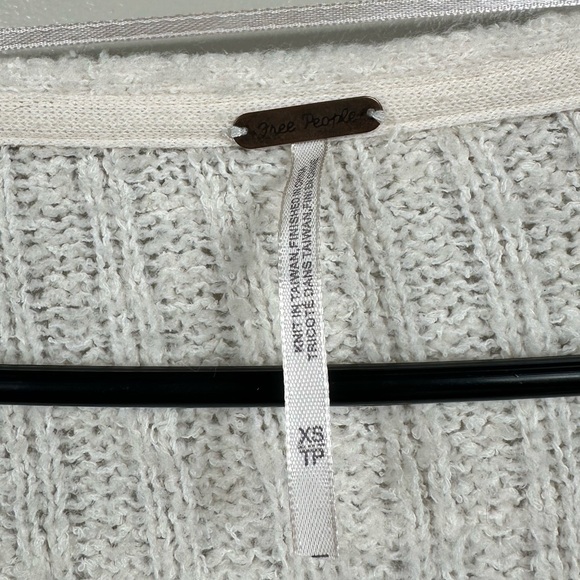 FREE PEOPLE Seashell Sweater In Ivory-white Size XS - Picture 4 of 6